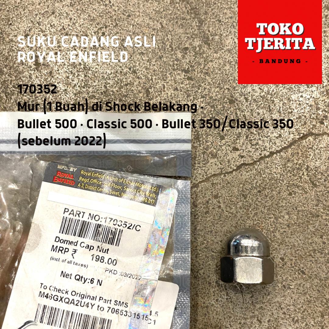 Mur (1 Buah) di Shock Belakang 170352 Classic 500 350 - Royal Enfield