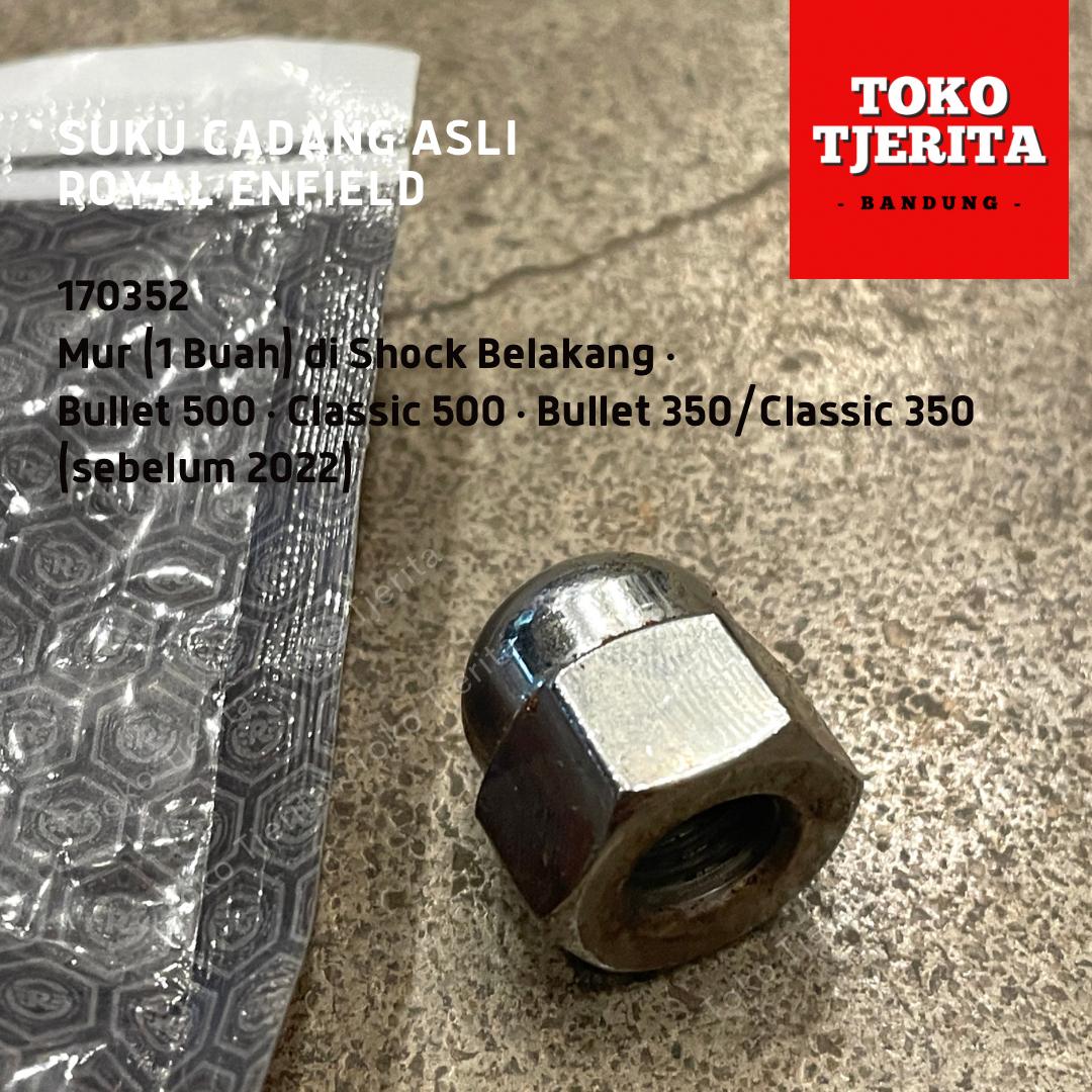 Mur (1 Buah) di Shock Belakang 170352 Classic 500 350 - Royal Enfield