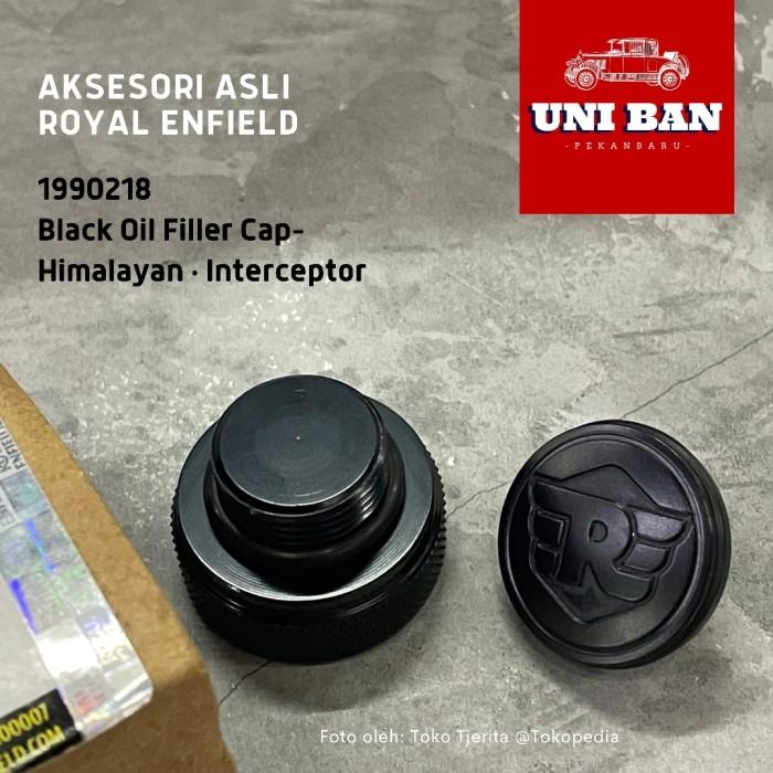 Black Oil Filler Cap 1990218 Himalayan Interceptor Royal Enfield ASLI
