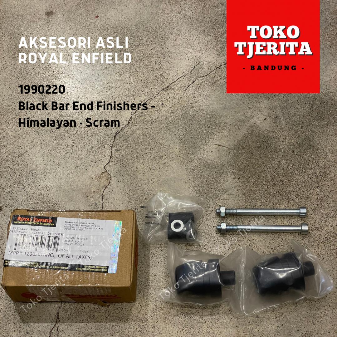 Black Bar End Finishers Himalayan Scram 1990220 - Royal Enfield ASLI