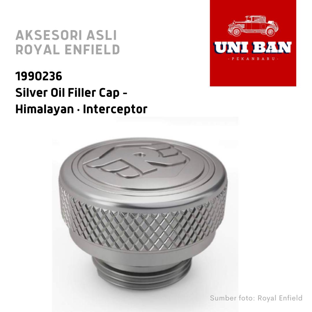 Silver Oil Filler Cap 1990236 Himalayan Interceptor Royal Enfield ASLI
