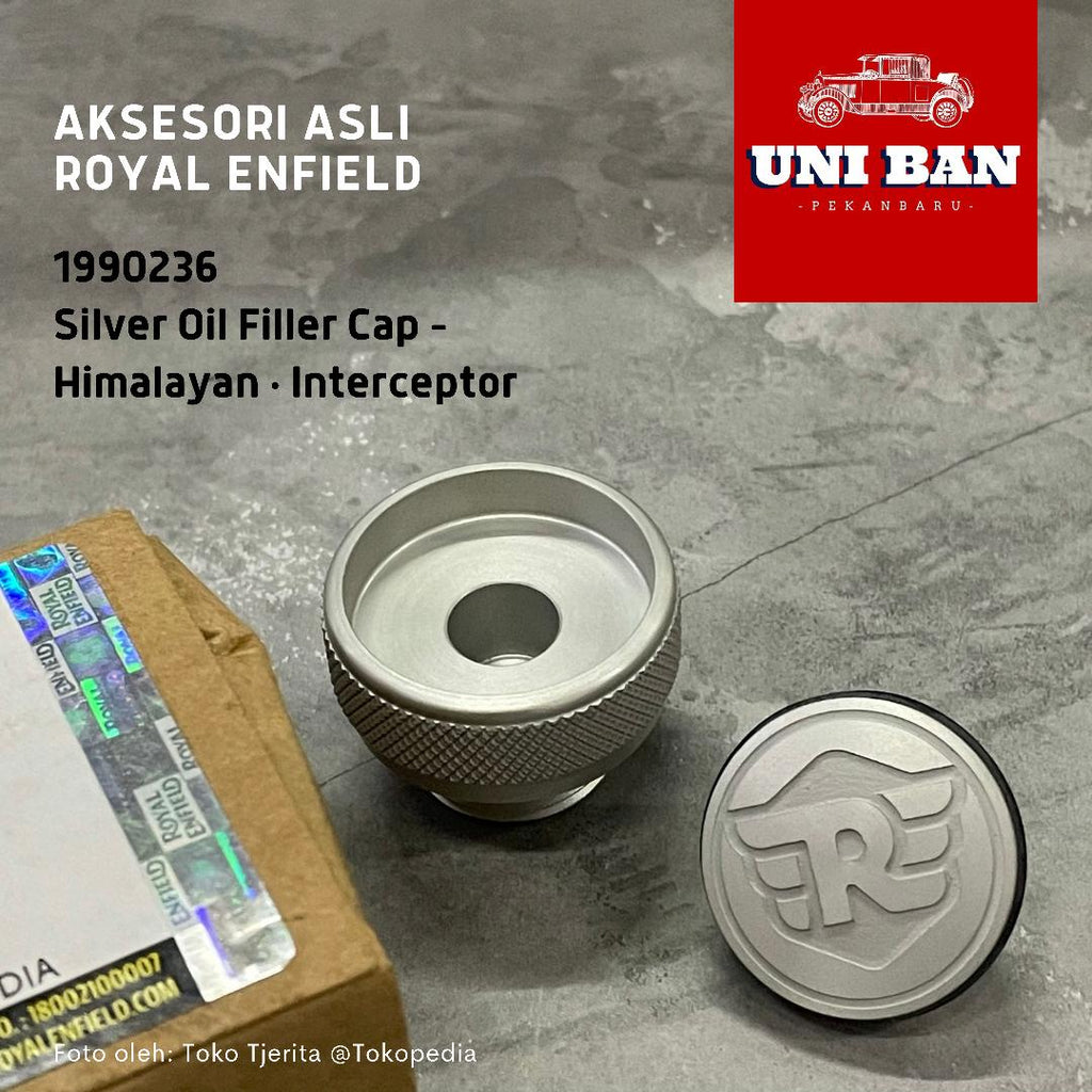 Silver Oil Filler Cap 1990236 Himalayan Interceptor Royal Enfield ASLI