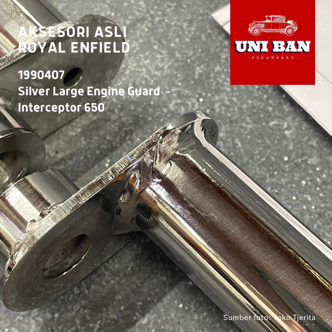 Silver Large Engine Guard Interceptor 650 1990407 - Royal Enfield ASLI