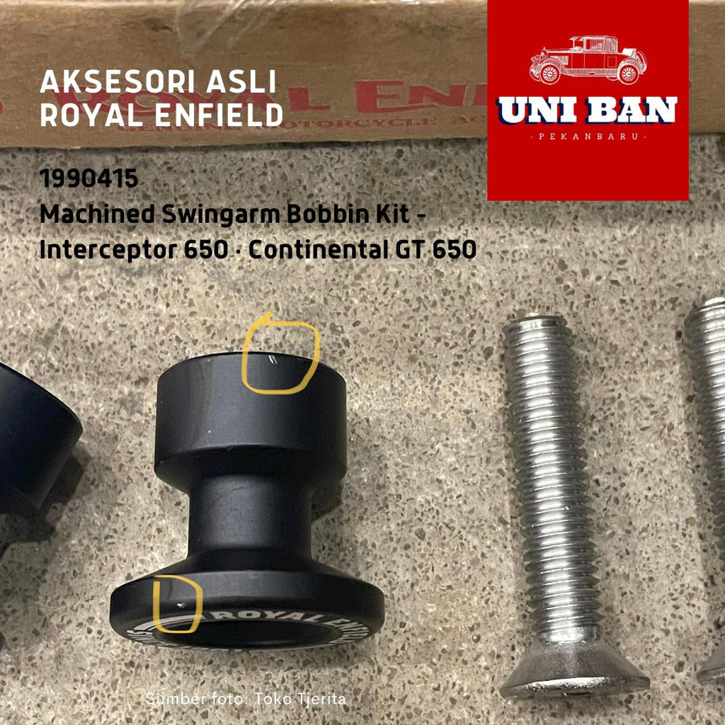 Machined Swingarm Bobbin Kit Interceptor 1990415 - Royal Enfield ASLI