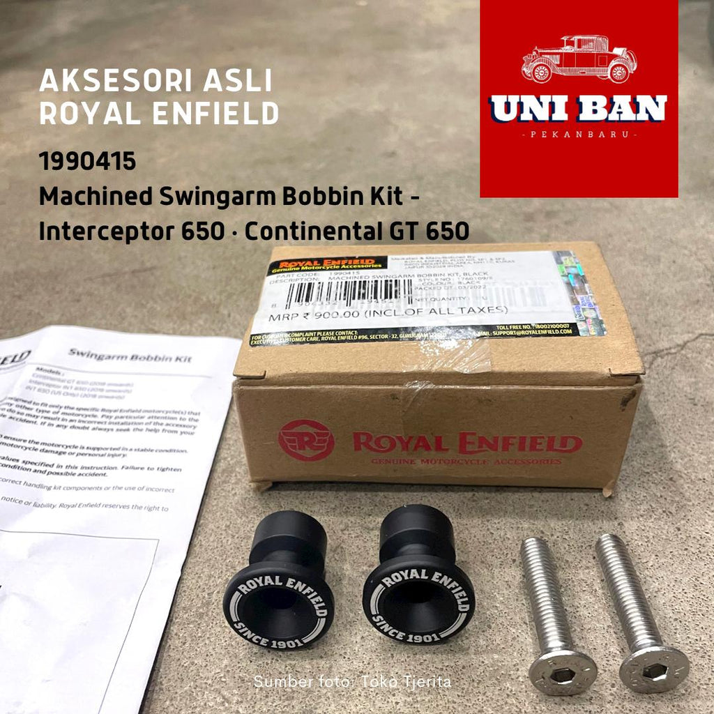 Machined Swingarm Bobbin Kit Interceptor 1990415 - Royal Enfield ASLI