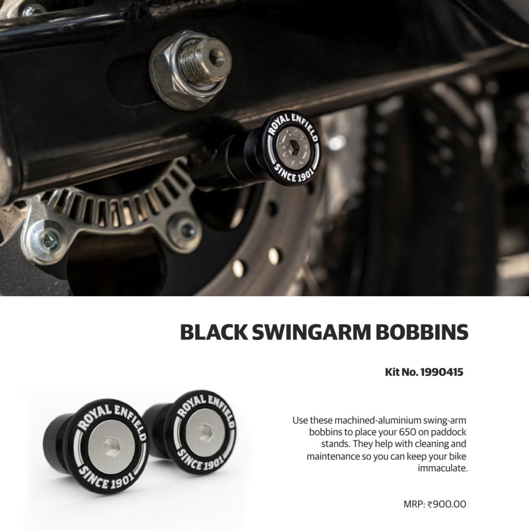 Machined Swingarm Bobbin Kit Interceptor 1990415 - Royal Enfield ASLI