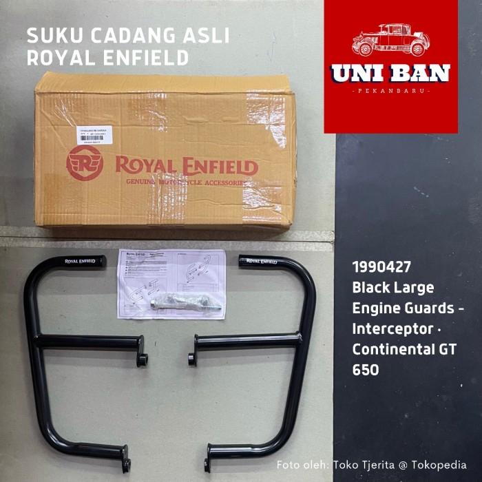 Black Large Engine Guard Interceptor 650 1990427 - Royal Enfield ASLI