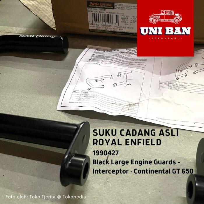 Black Large Engine Guard Interceptor 650 1990427 - Royal Enfield ASLI