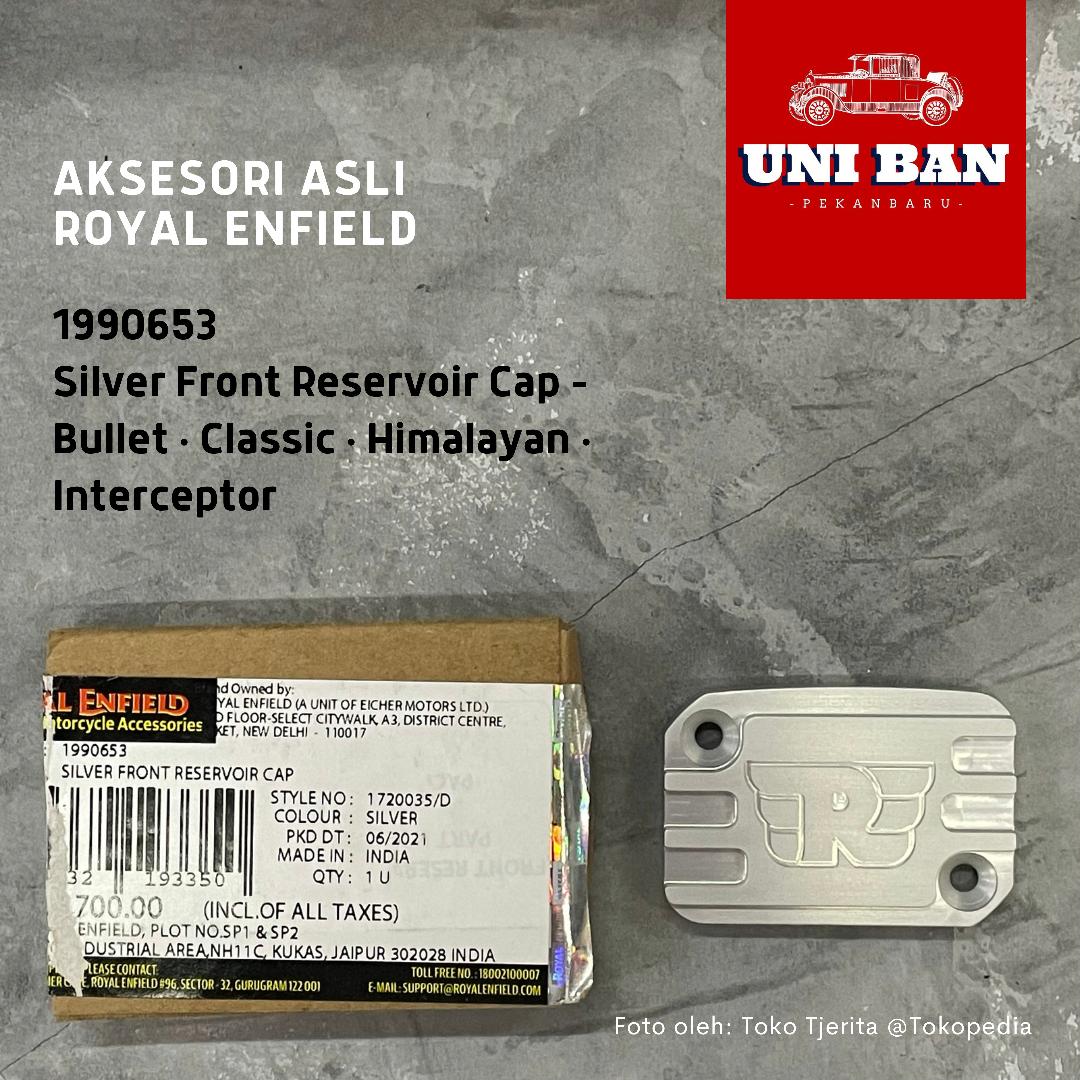 Silver Front Reservoir Cap 1990653 - Royal Enfield ASLI