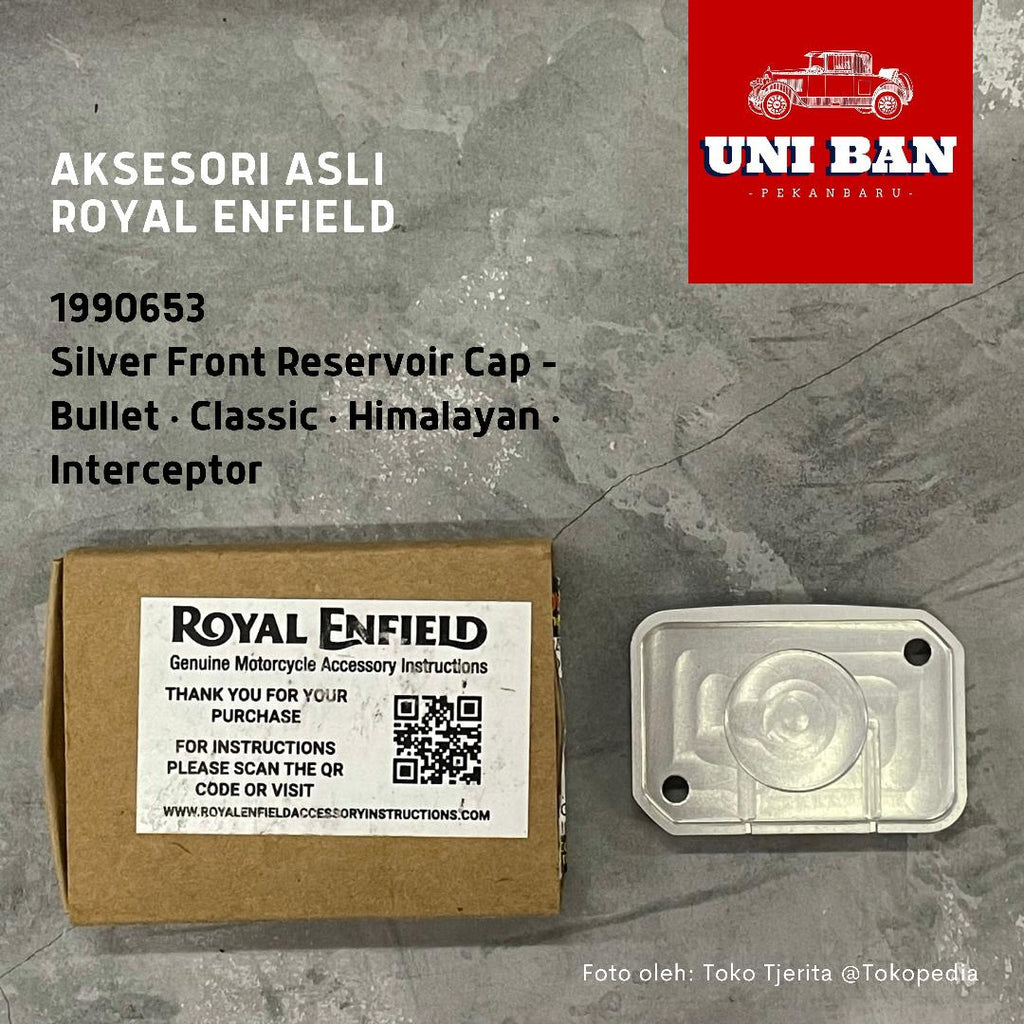Silver Front Reservoir Cap 1990653 - Royal Enfield ASLI
