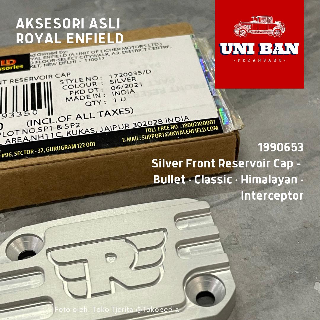 Silver Front Reservoir Cap 1990653 - Royal Enfield ASLI
