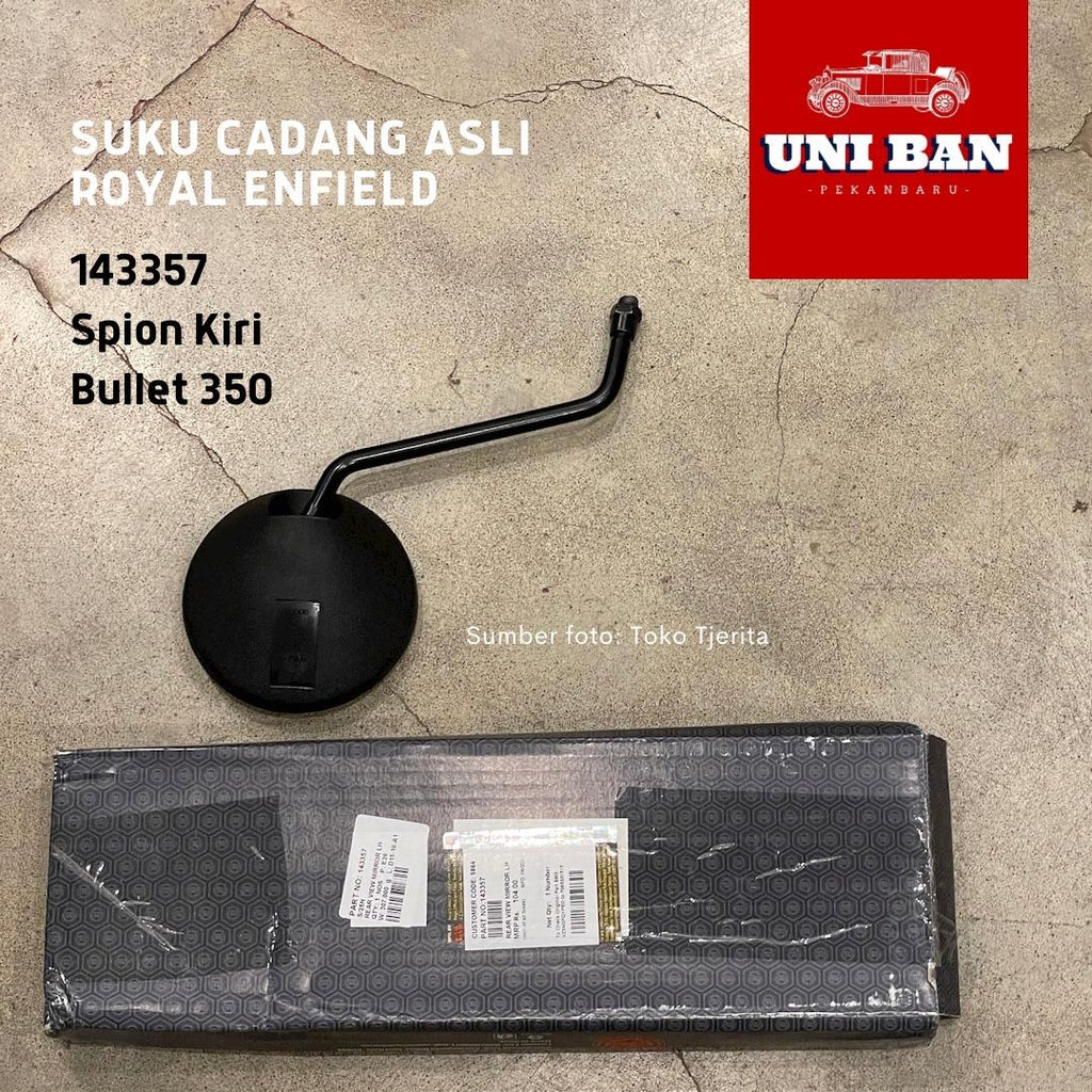 Spion Bullet 350 143358 kanan atau 143357 Kiri - Royal Enfield ASLI