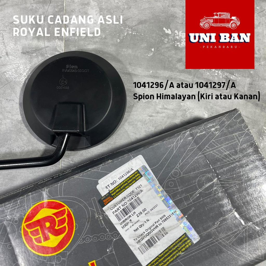 Spion Himalayan 411 1041297 (Kiri) atau 1041296 (Kanan) - Royal Enfield ASLI