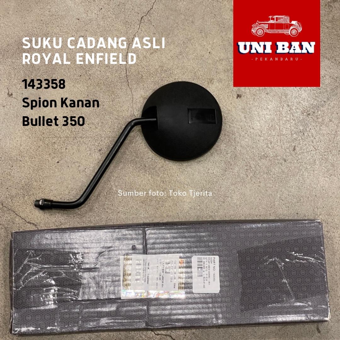 Spion Bullet 350 143358 kanan atau 143357 Kiri - Royal Enfield ASLI