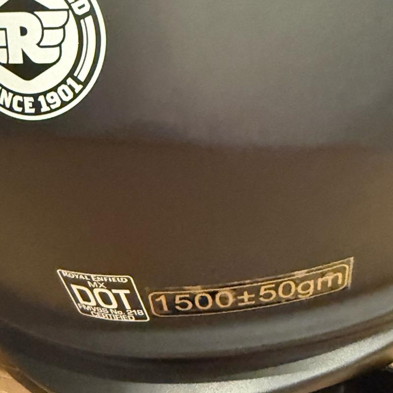 Helm Full Face Escapade Hitam Merah RRGHEP000379 XL 60cm Royal Enfield