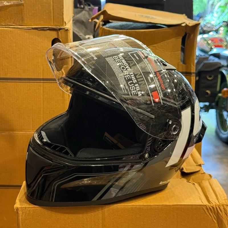 Helm Roadster Full Face 1901 XL BESAR Hitam Kilap RRGHEA240657 - Royal Enfield ASLI