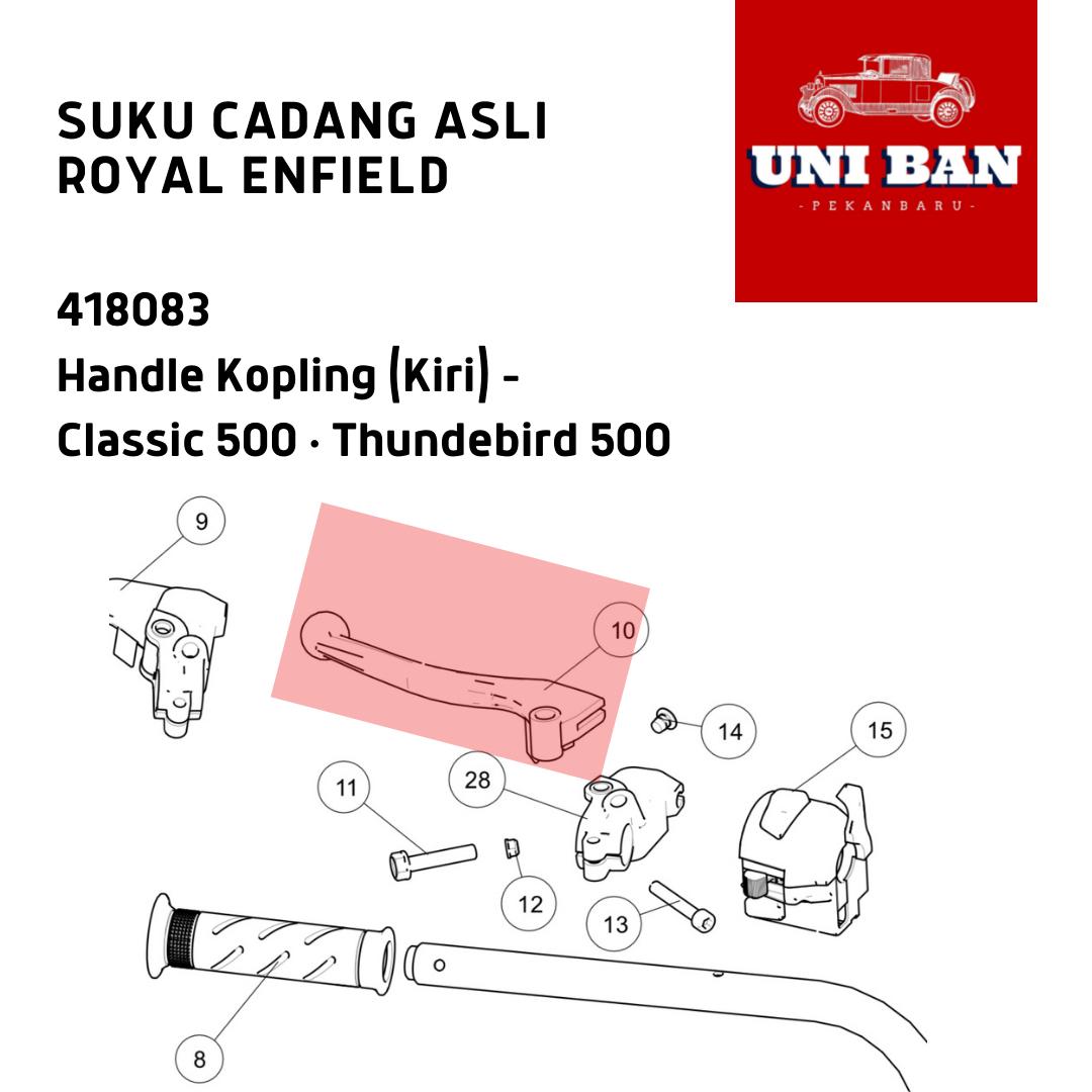 Handle Kopling / Handel Tuas Kiri 418083 Classic - Royal Enfield ASLI