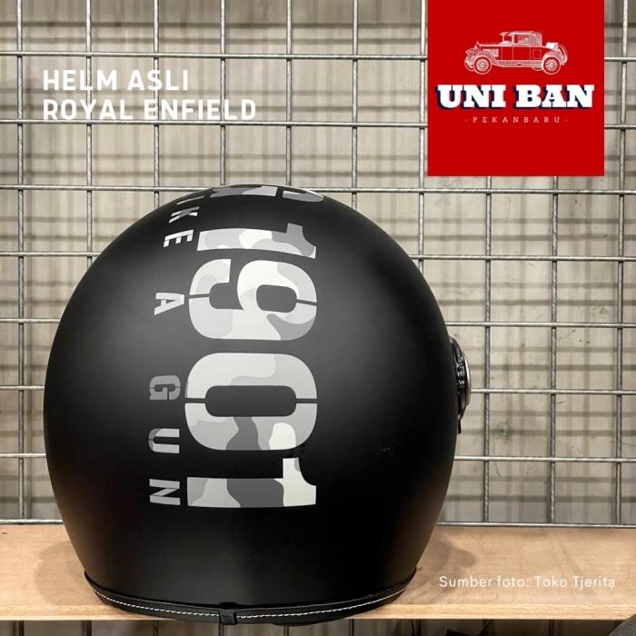 Helm MLG Chopper Camo Matt Black RRGHEN000087 RRGHEN000086 RRGHEN000085 - Royal Enfield ASLI