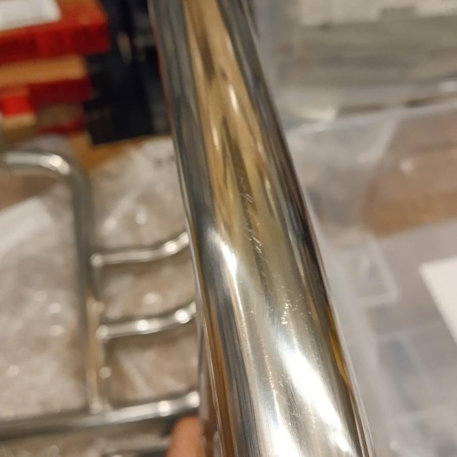 Silver Airfly Engine Guard Meteor 350 KXA00002 - Royal Enfield ASLI
