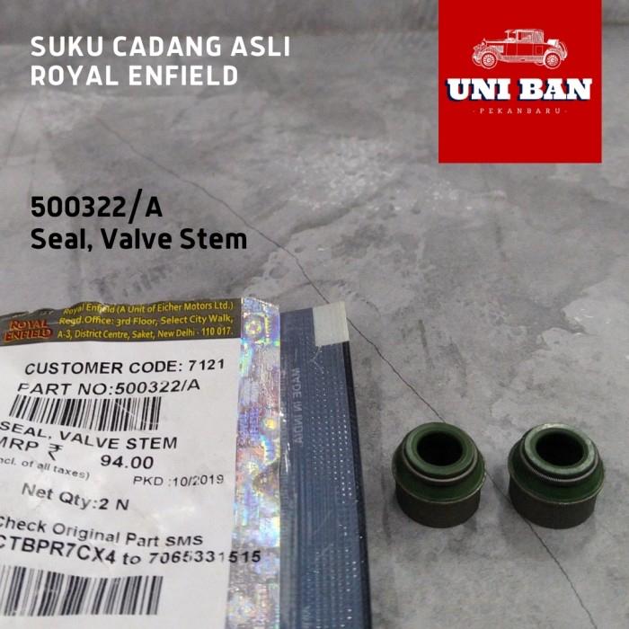 Seal Valve Stem Royal Enfield 500322/A - ASLI