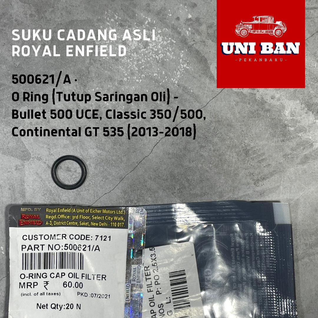 O Ring Kecil Tutup Saringan Oli Classic 500621/A - Royal Enfield ASLI