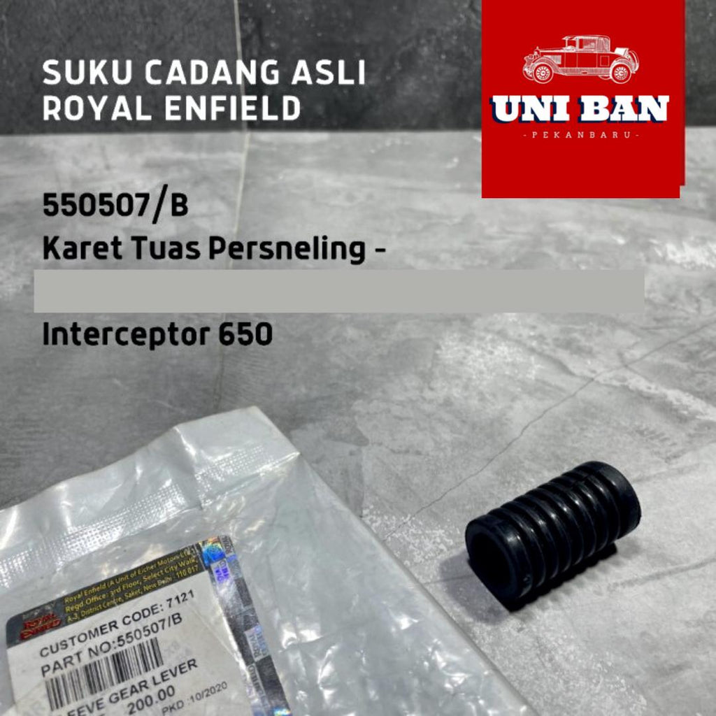 Karet Tuas Persneling / Sleeve Gear Lever 550507/B Royal Enfield ASLI