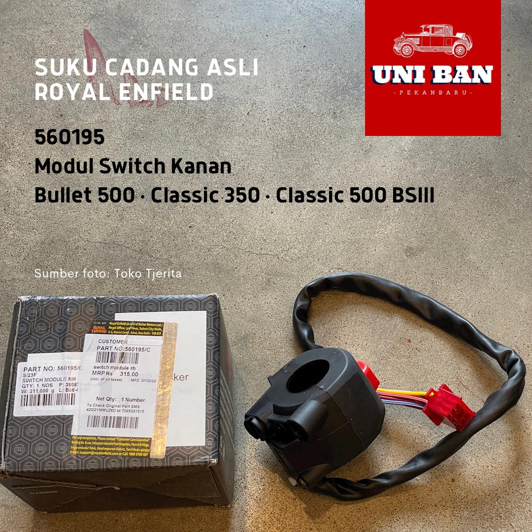 Modul Switch Kanan 560195 Classic 350 Bullet 500 - Royal Enfield ASLI