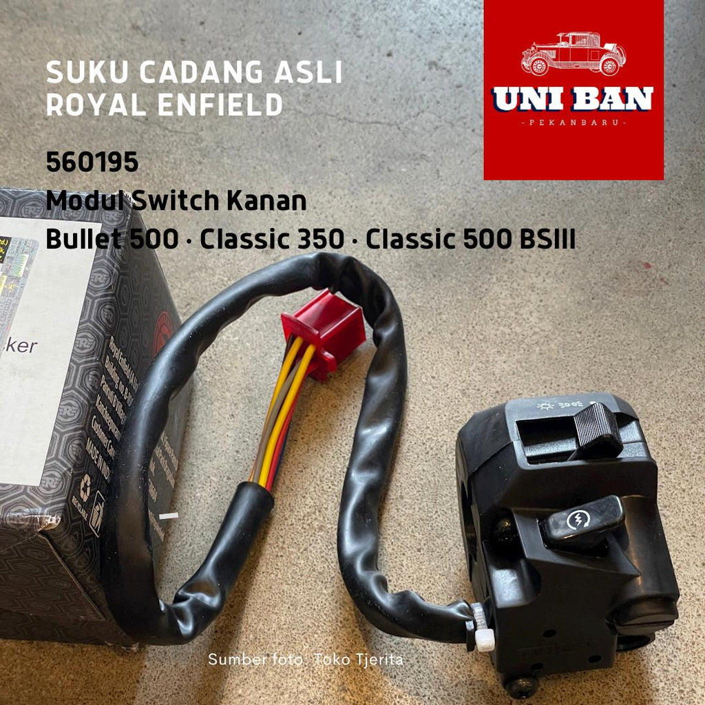 Modul Switch Kanan 560195 Classic 350 Bullet 500 - Royal Enfield ASLI
