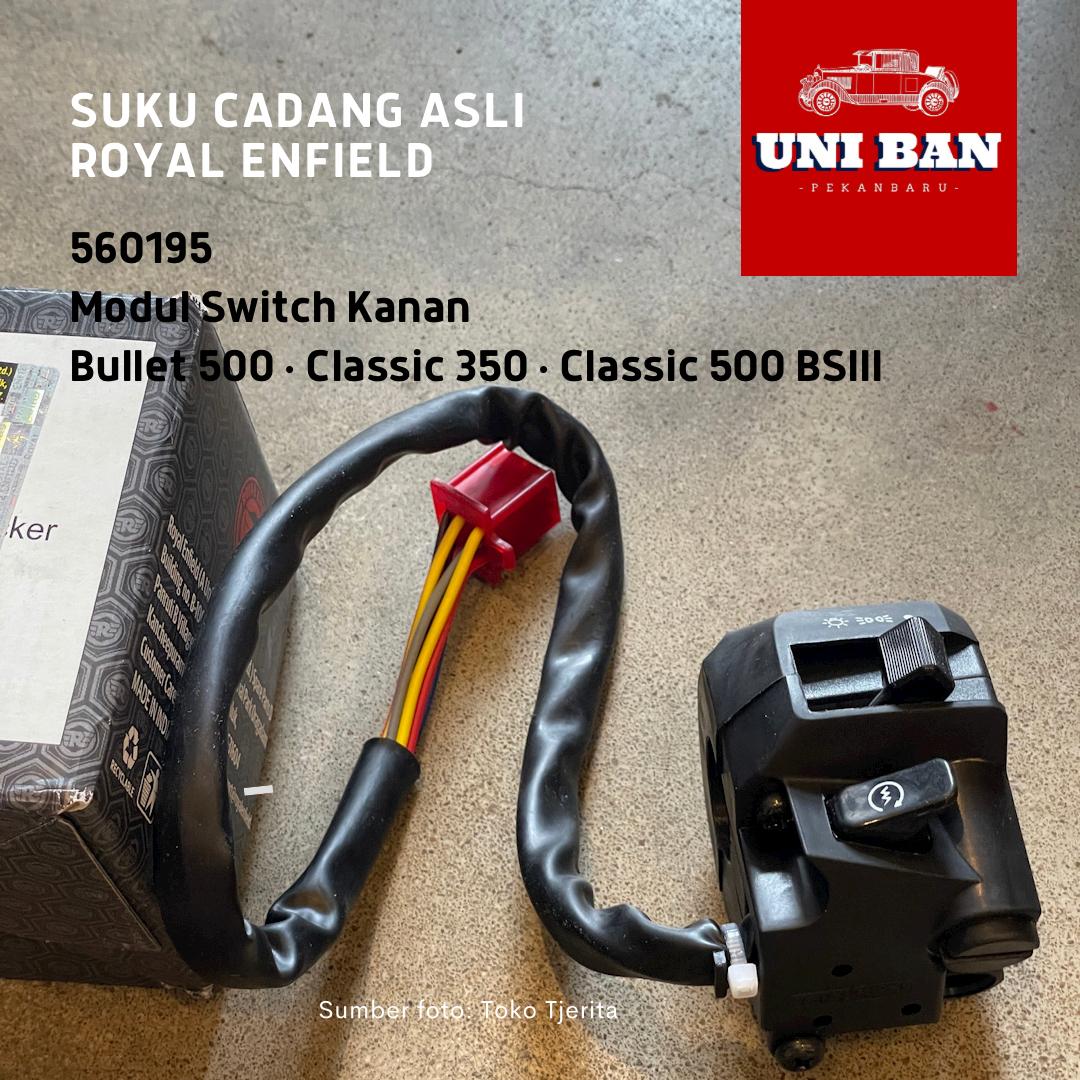 Modul Switch Kanan 560195 Classic 350 Bullet 500 - Royal Enfield ASLI