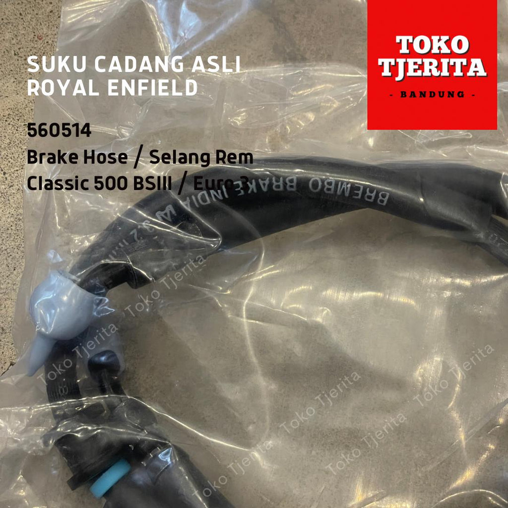 Selang Rem Classic 500 Euro 3 Kaliper Tipe P 560514 - Royal Enfield