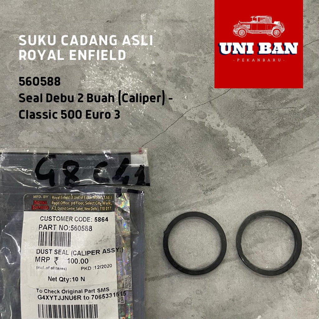 Seal Debu Caliper 2 Buah 560588 Classic 500 Euro 3 Royal Enfield ASLI