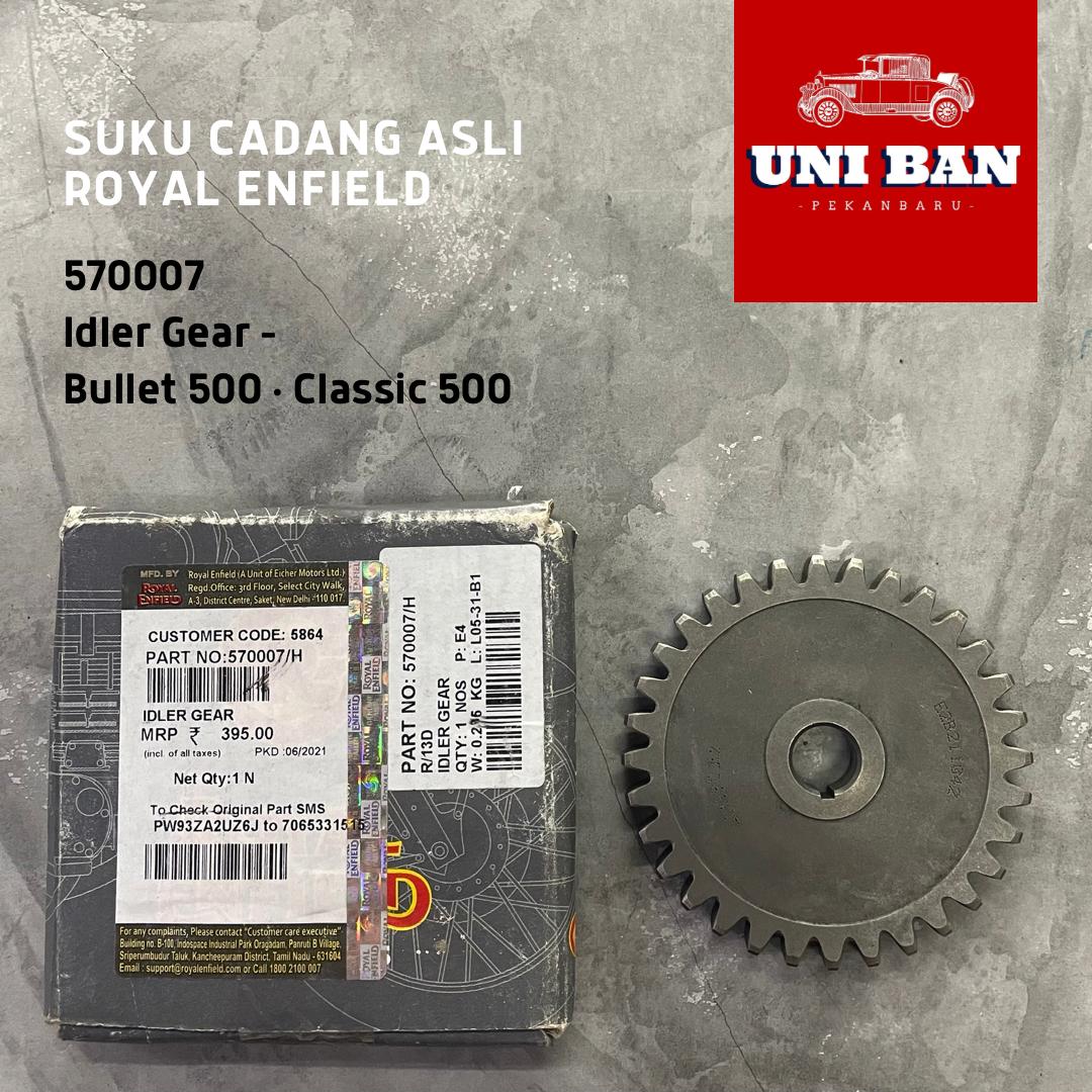 Idler Gear 570007 Bullet Classic 500 - Royal Enfield ASLI