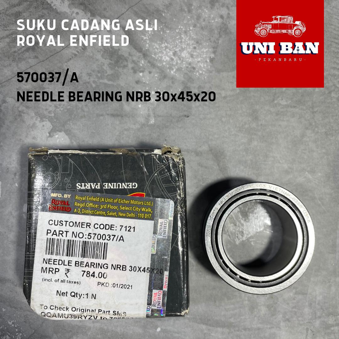 Needle Roller Bearing 30x45x20 Klaher Laher Royal Enfield 570037 ASLI