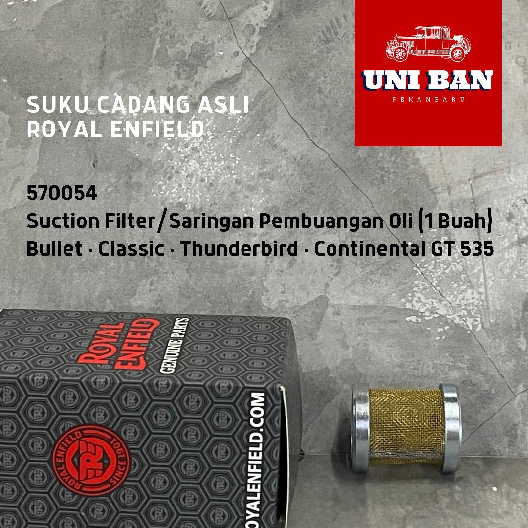 Saringan Pembuangan Oli 570054 Classic Bullet - Royal Enfield ASLI