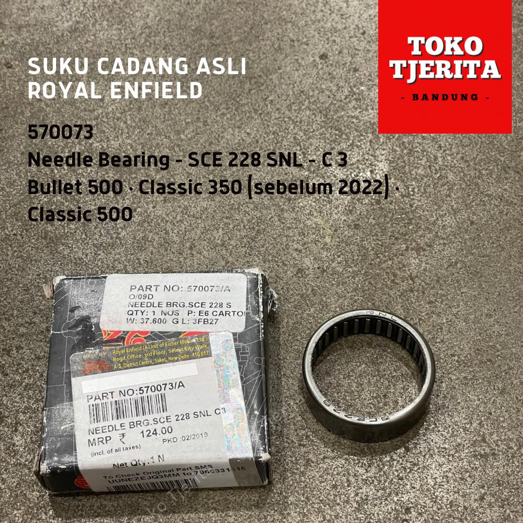 Needle Bearing SCE 228 SNL C3 Bullet Classic 570073 - Royal Enfield ASLI