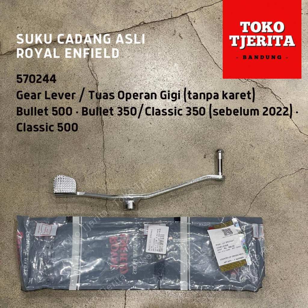 Gear Lever Tuas Persneling Operan Gigi Bullet Classic 570244 - Royal Enfield ASLI