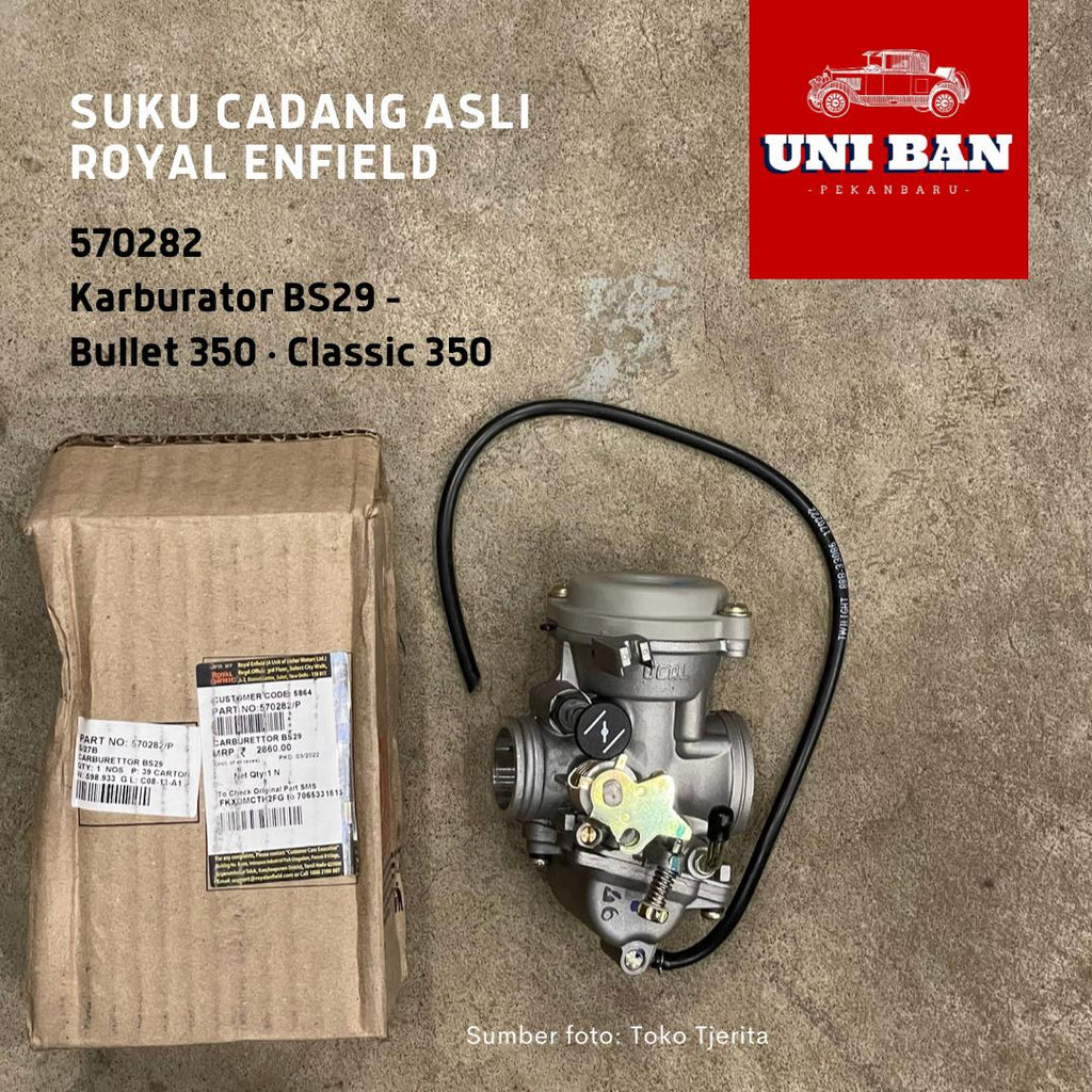 Karburator BS29 Bullet 350 Classic 350 570282 - Royal Enfield ASLI