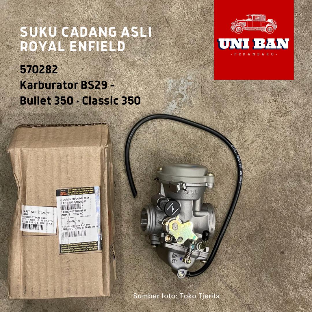 Karburator BS29 Bullet 350 Classic 350 570282 - Royal Enfield ASLI