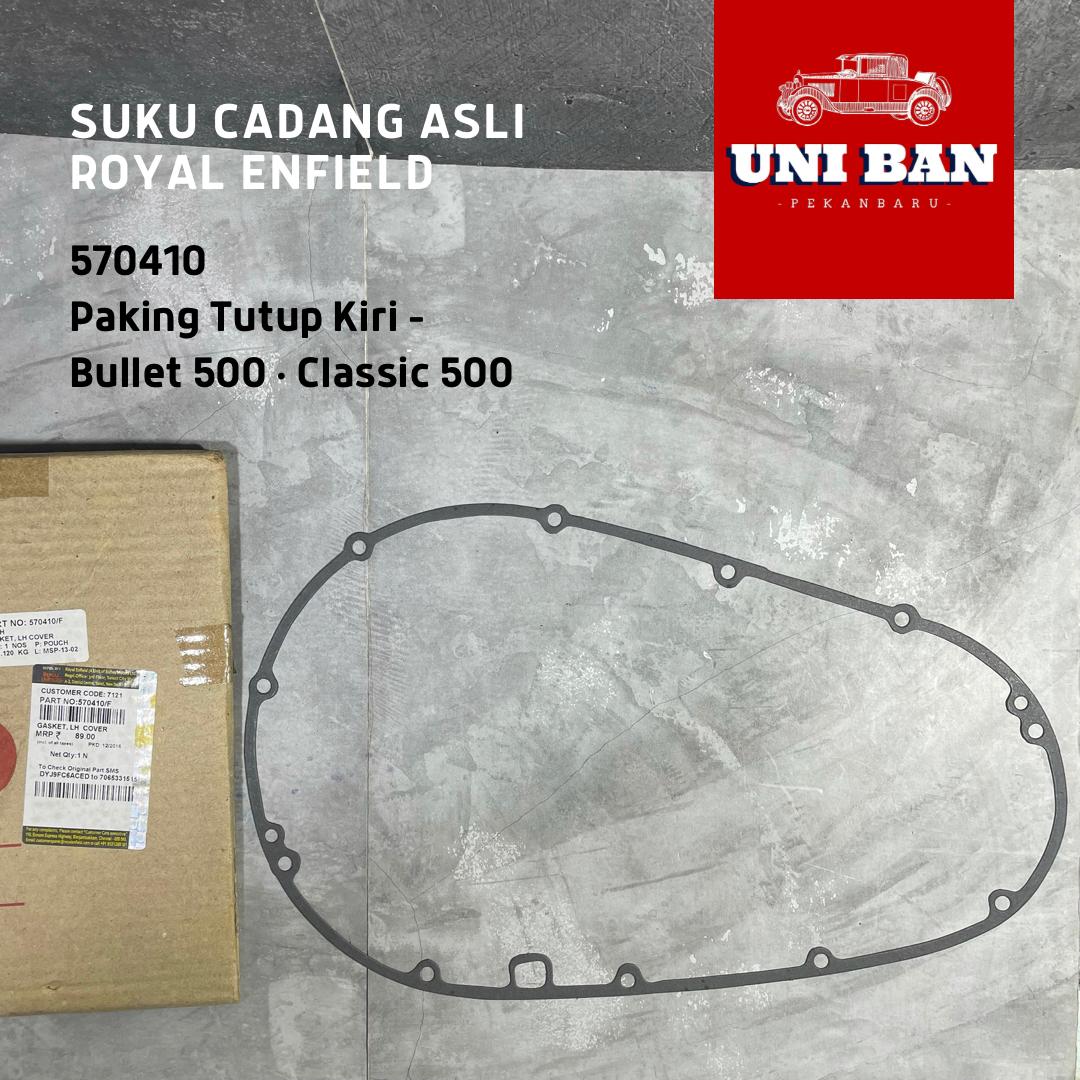 Paking Tutup Mesin Kiri Classic 570410 Gasket Cover LH - Royal Enfield