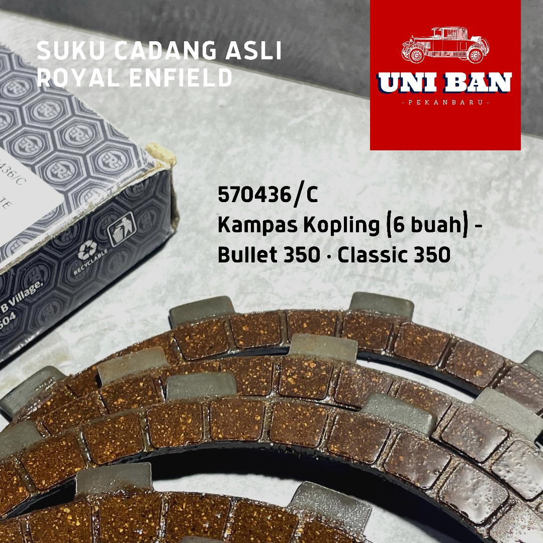 Kampas Kopling (6 Buah) 570436/C Classic 350 - Royal Enfield ASLI
