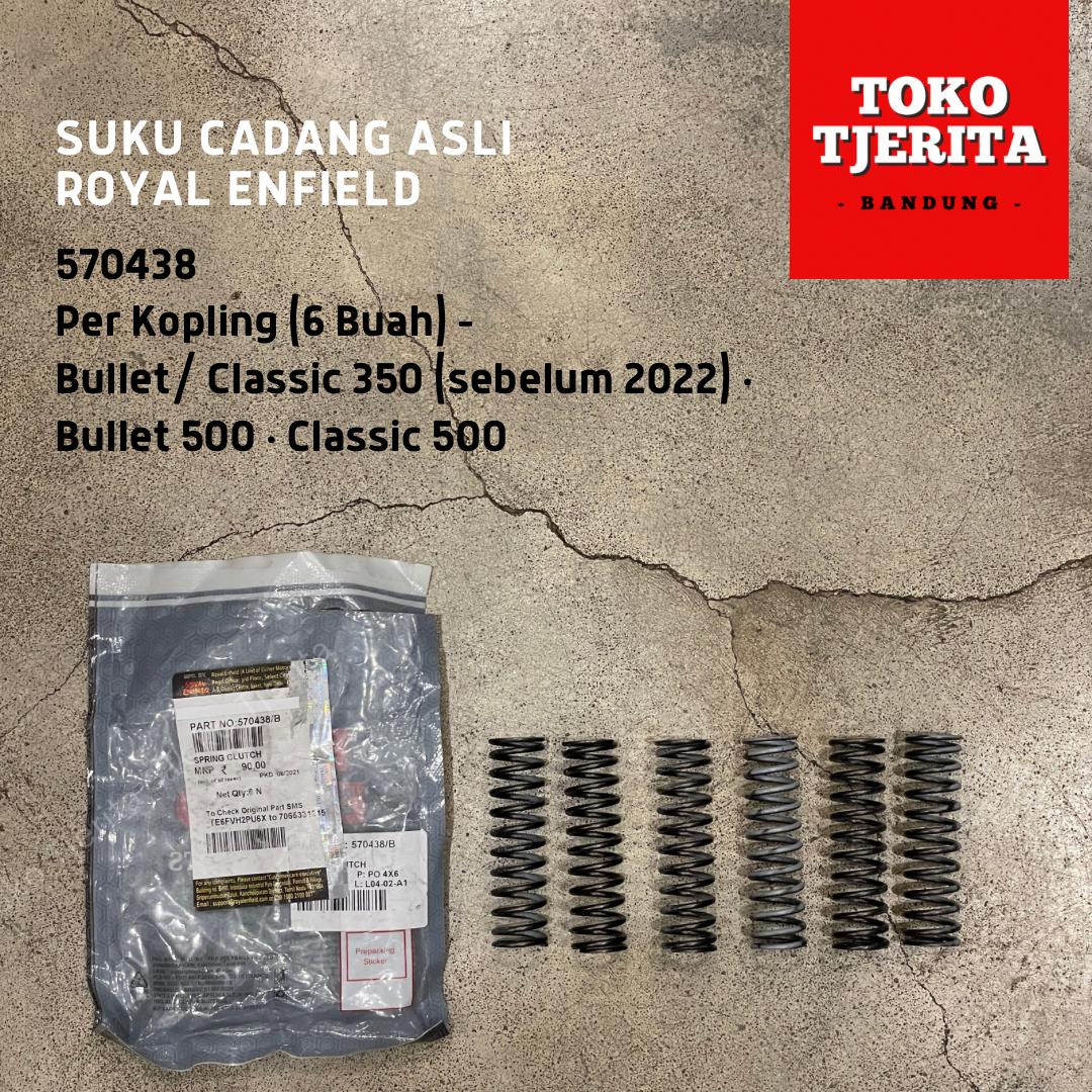 Per Kopling (6 Buah) 570438 Bullet Classic 350 500 Continental GT 535 - Royal Enfield ASLI
