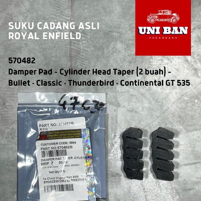 Karet Damper Taper (2 Buah) Cylinder Barrel 570482 Royal Enfield ASLI