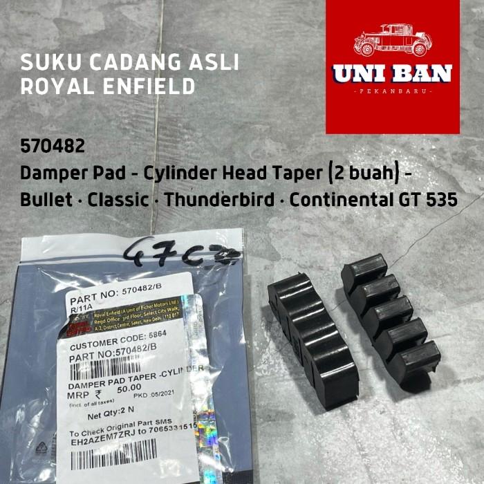 Karet Damper Taper (2 Buah) Cylinder Barrel 570482 Royal Enfield ASLI