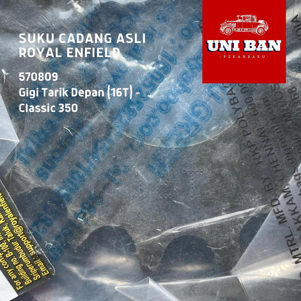 Gigi Tarik Depan 16T Classic 350 570809 - Royal Enfield ASLI