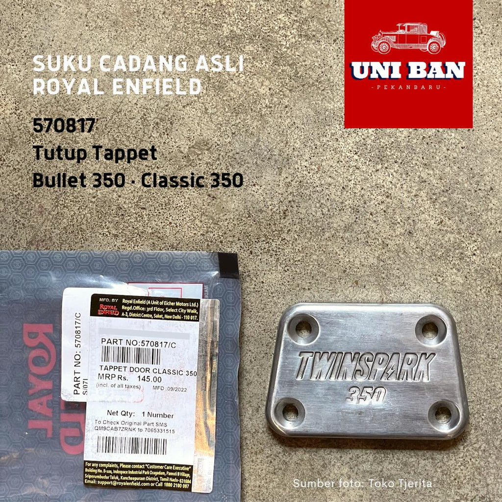 Tutup Tappet Classic Bullet 350 570817 - Royal Enfield ASLI