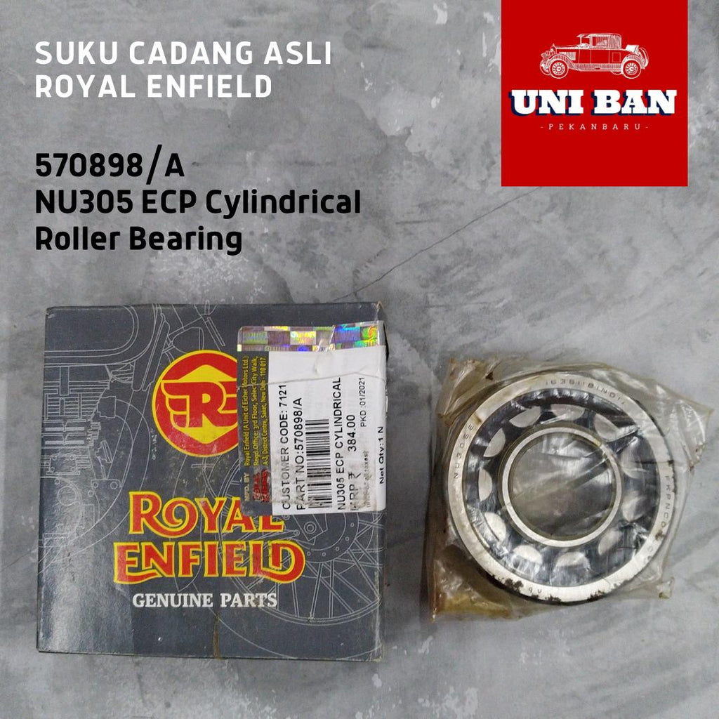 NU305 ECP Cylindrical Roller Bearing Klaher 570898 - Royal Enfield ASLI
