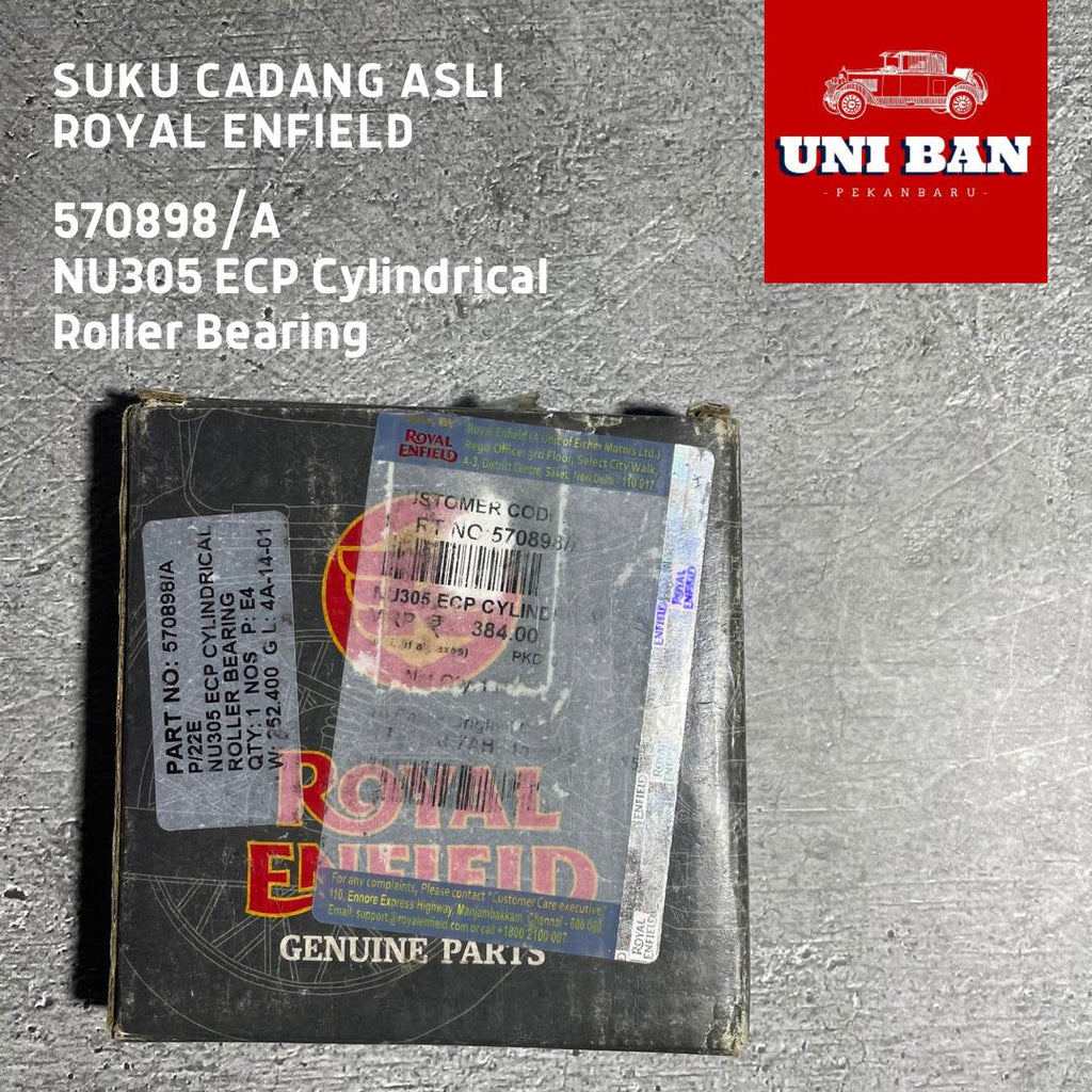 NU305 ECP Cylindrical Roller Bearing Klaher 570898 - Royal Enfield ASLI