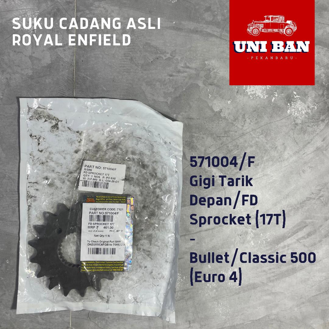 Gigi Tarik Depan (17) / Classic 500 / 571004/F - Royal Enfield ASLI
