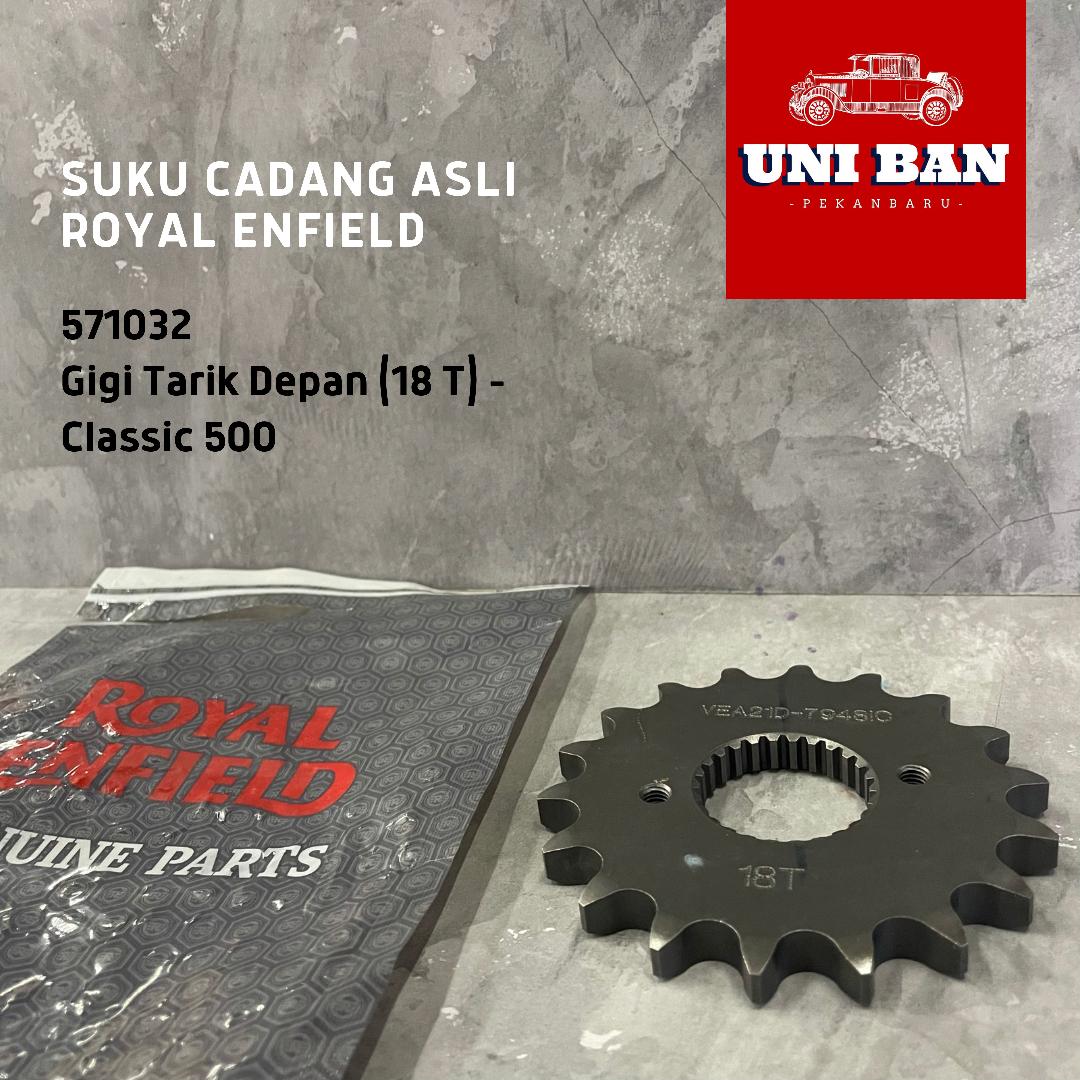 Gigi Tarik (18T) Classic 500 Gear Sprocket 571032 - Royal Enfield ASLI