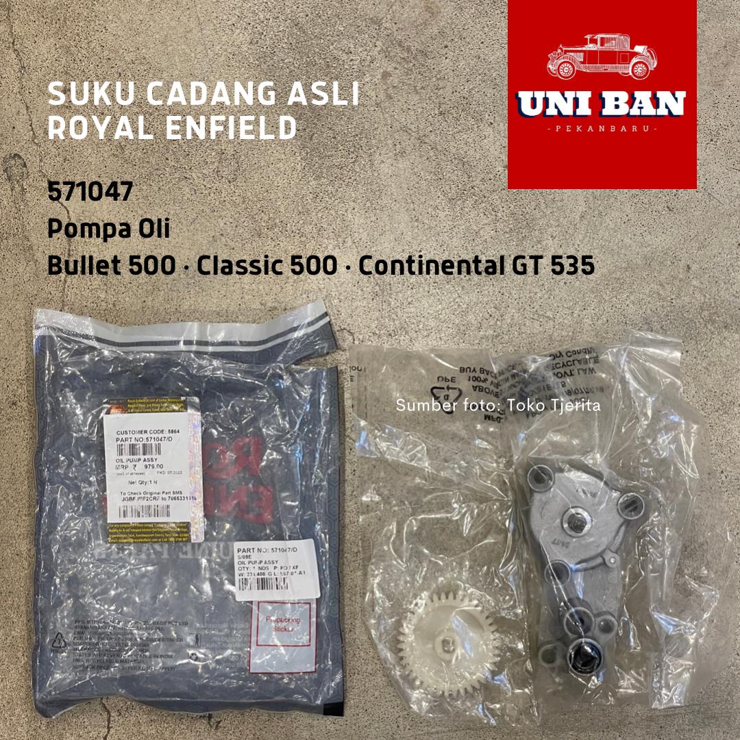 Pompa Oli Classic Bullet 500 GT 535 571047 - Royal Enfield ASLI